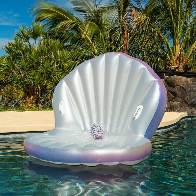 Clamshell pool float sales